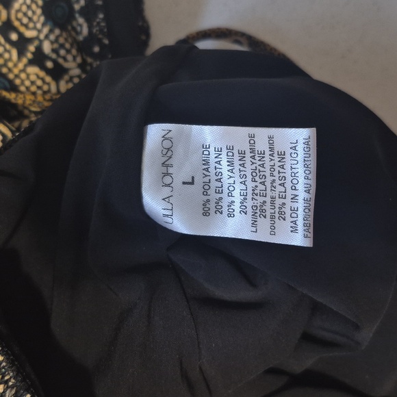 Ulla Johnson Annika Printed Blue Orange Maillot One Piece Swimsuit, $370. - Picture 7 of 12